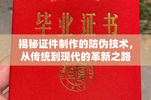 沣西揭秘证件制作的防伪技术，从传统到现代的革新之路